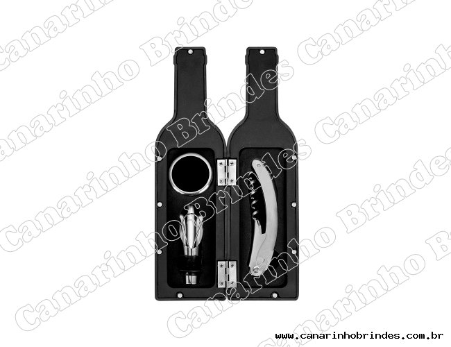 Kit Vinho 3 Peas Formato Garrafa - 6017