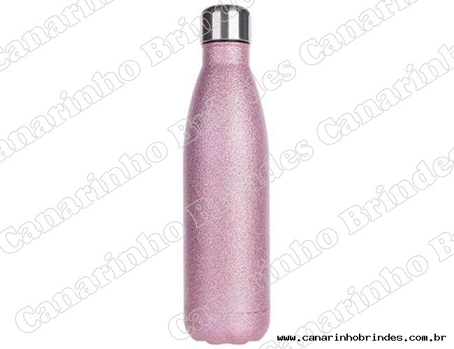 Garrafa Trmica  Glitter Personalizada 500 ml