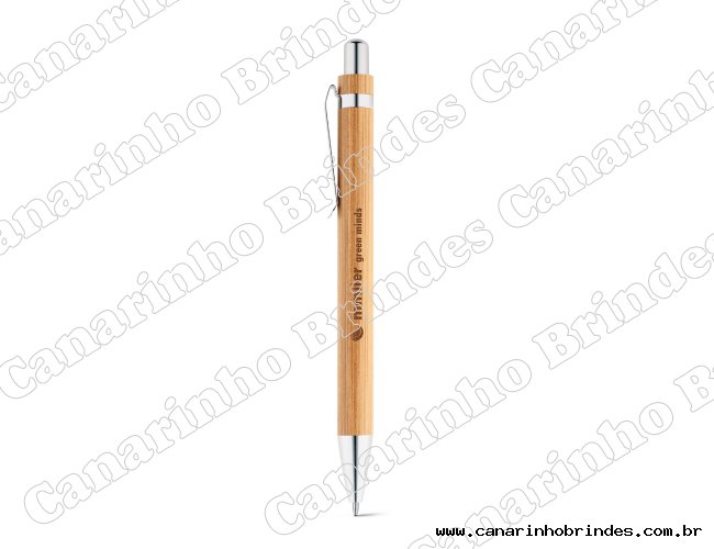 Caneta Ecolgica de Bambu Personalizada