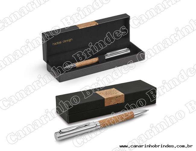 Kit Caneta Executivo de cortia-529