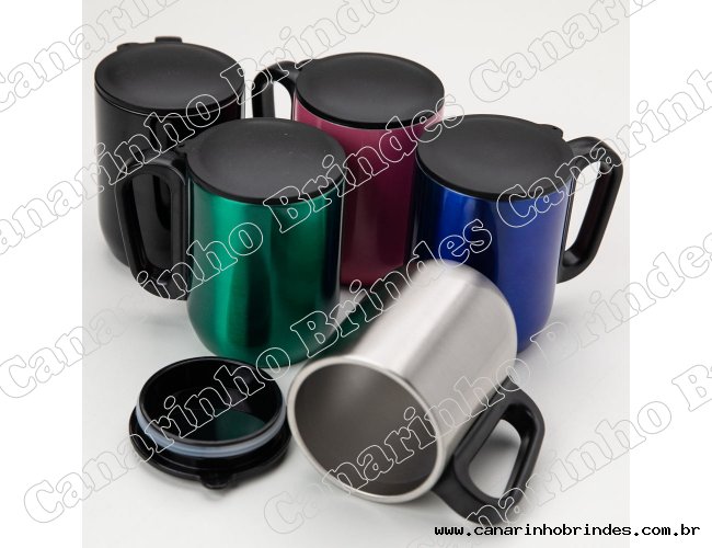 Caneca Personalizada  Inox Parede Dupla 250 ml