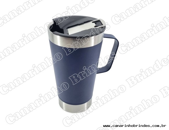 Caneca Trmica Personalizada Inox com Abridor 550ml