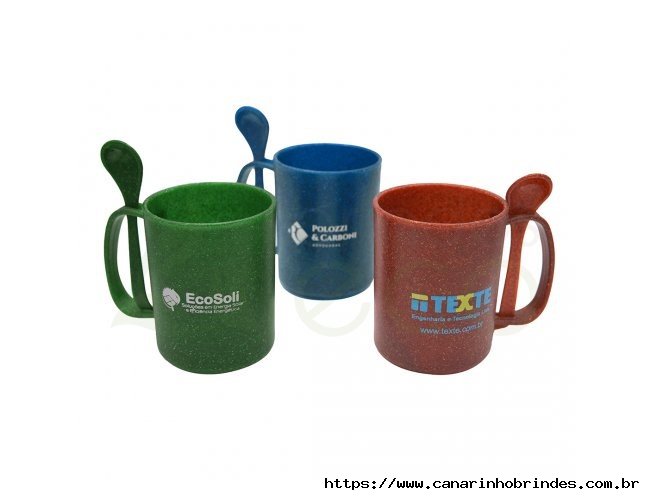 Caneca Fibra de Madeira Personalizada