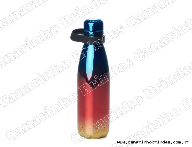 Garrafa Trmica Hologrfica Brilhante Personalizada