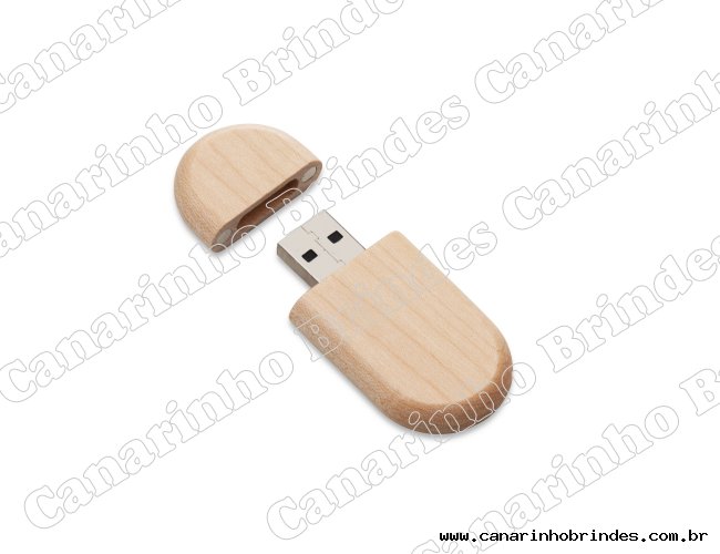 Pen Drive Bambu Oval 4 gigas