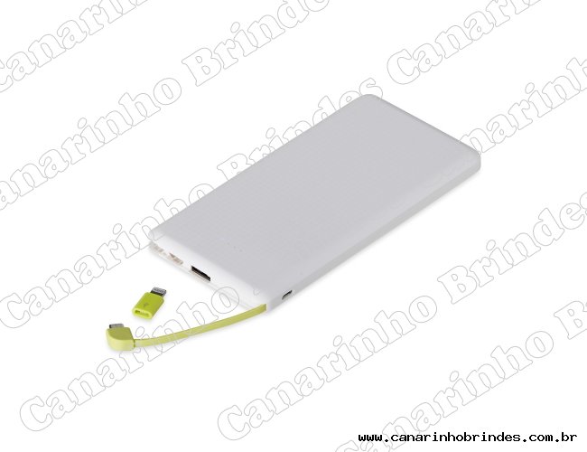 Power Bank 10.000mAh com Indicador LED Personalizado