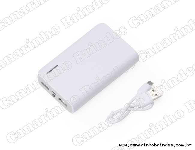 Power Bank Plstico c/ Lanterna 3878